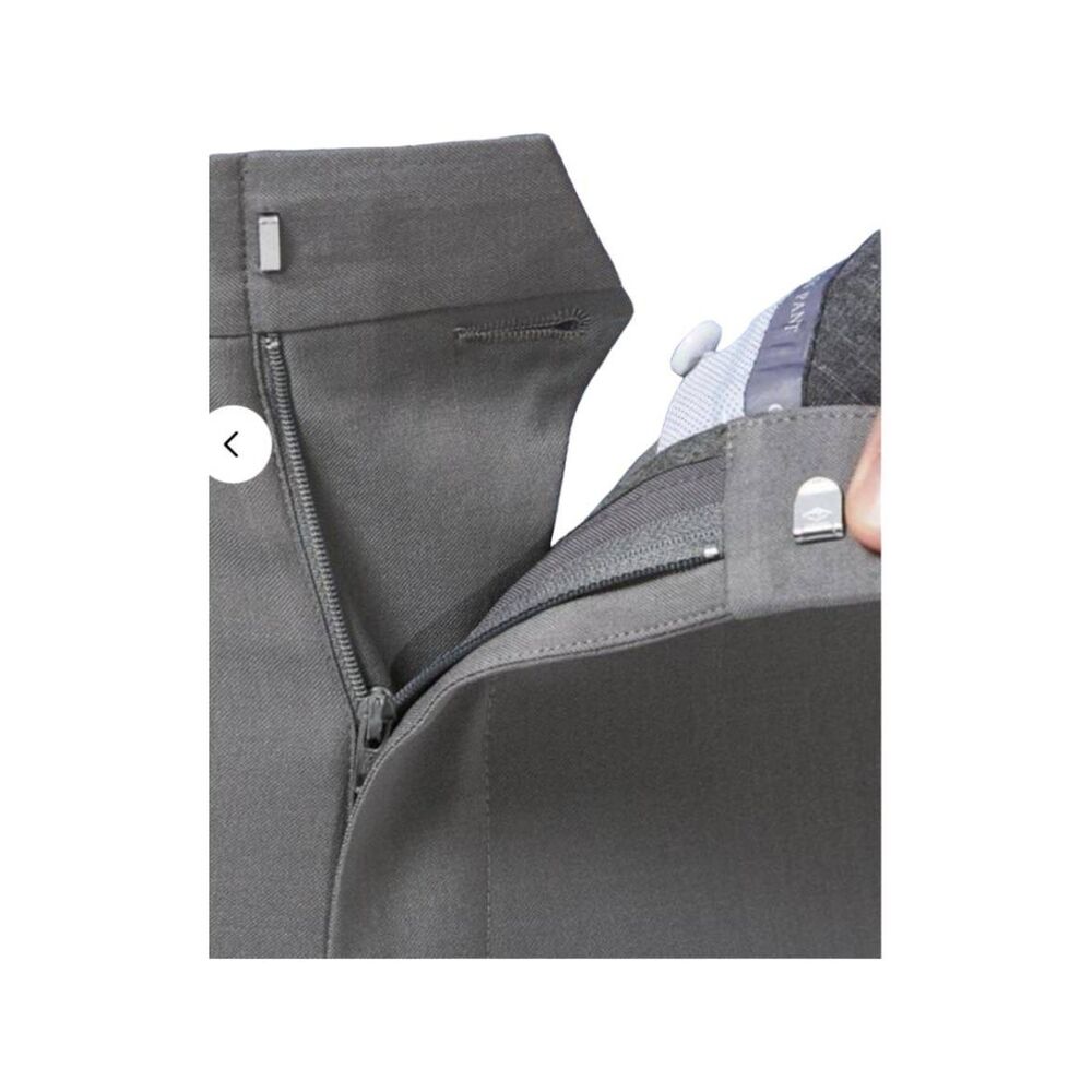 Haggar NEW TAGS Premium Comfort Dress Pants Gray 32x34 slim - Picture 5 of 9
